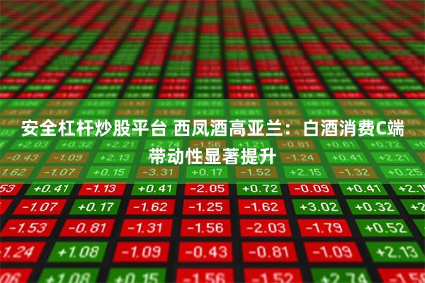 安全杠杆炒股平台 西凤酒高亚兰：白酒消费C端带动性显著提升
