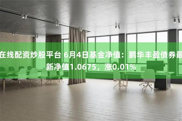 在线配资炒股平台 6月4日基金净值：鹏华丰盈债券最新净值1.0675，涨0.01%