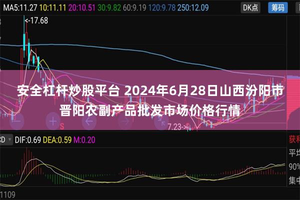 安全杠杆炒股平台 2024年6月28日山西汾阳市晋阳农副产品批发市场价格行情