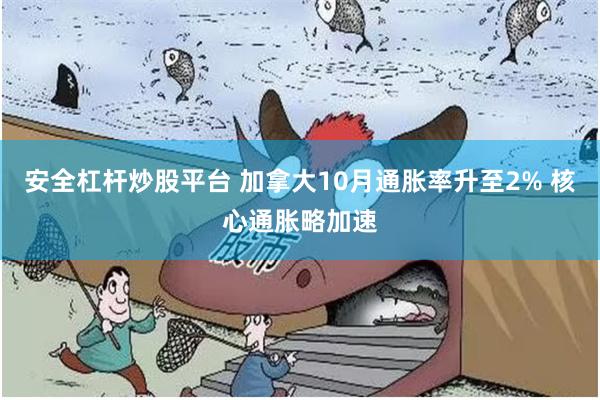 安全杠杆炒股平台 加拿大10月通胀率升至2% 核心通胀略加速