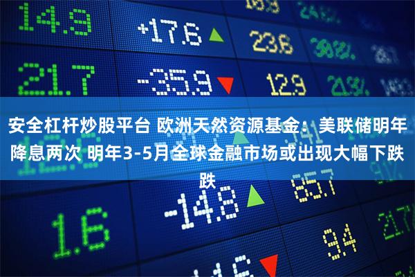安全杠杆炒股平台 欧洲天然资源基金：美联储明年降息两次 明年3-5月全球金融市场或出现大幅下跌