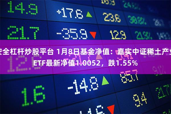 安全杠杆炒股平台 1月8日基金净值：嘉实中证稀土产业ETF最新净值1.0052，跌1.55%