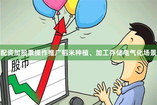 配资加股票操作推广稻米种植、加工存储电气化场景